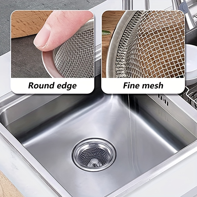 Stainless Steel Bathtub Hair Catcher Stopper Shower Drain - Temu