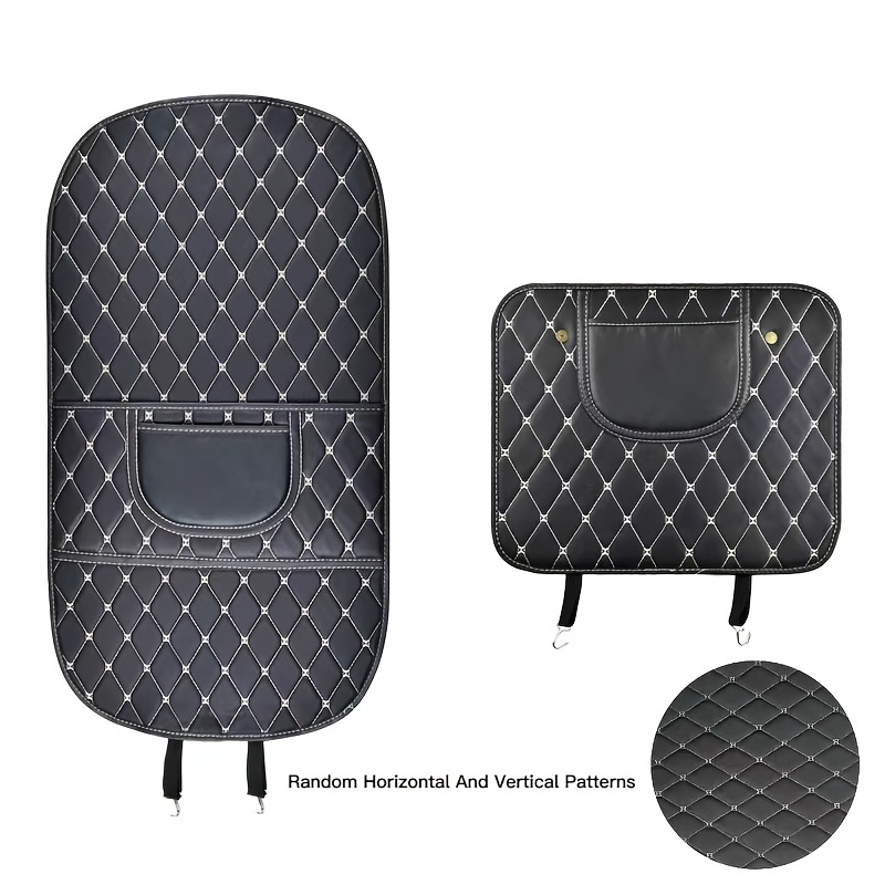 2pcs Kick Mats, TSV Car Seat Back Protector, Oxford Cloth Backseat Child  Kick Guard Protects Seat Cover Auto Upholstery from Mud Scratches, Car Seat