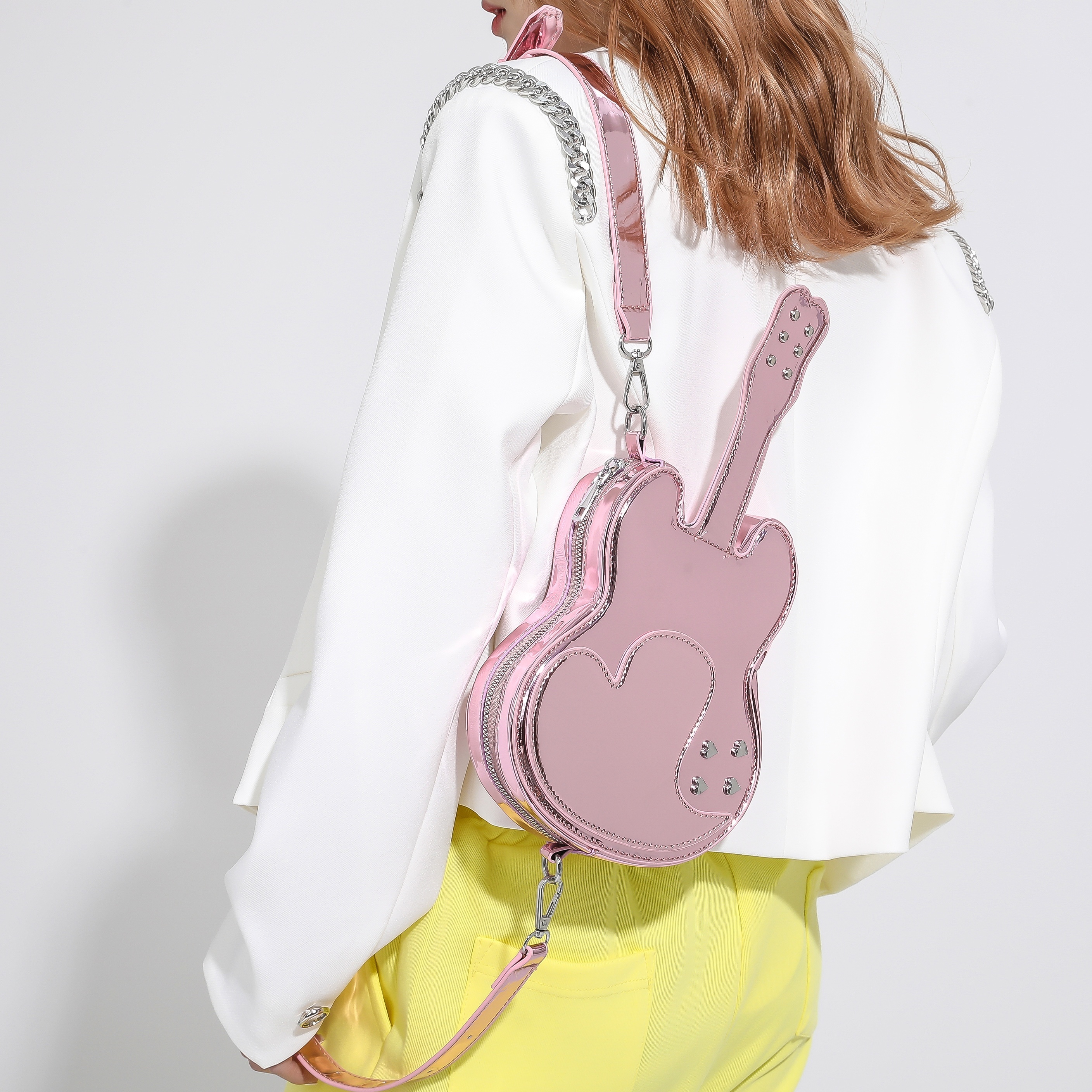 Y2K Sweet Cool Girls Underarm Bag Fashion Women's Pink Shoulder