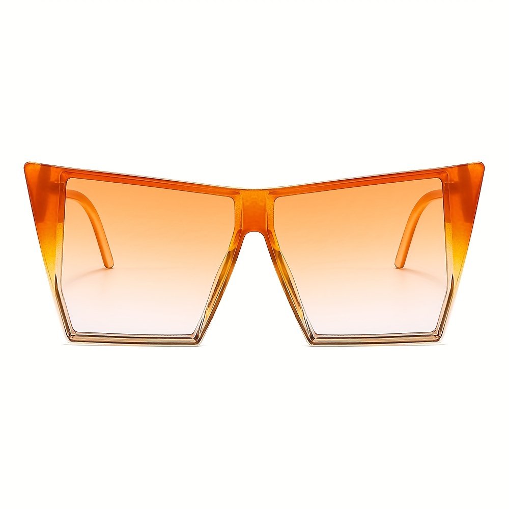 Oversized Square Frame Sunglasses Gradient Lens Glasses UV400