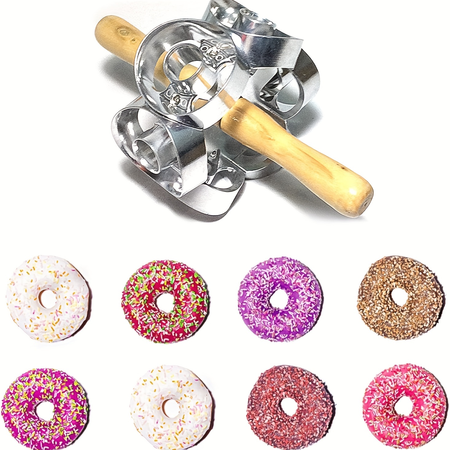 Donut Molds Cake Bread Cutters Biscuits Chocolate Stamper - Temu