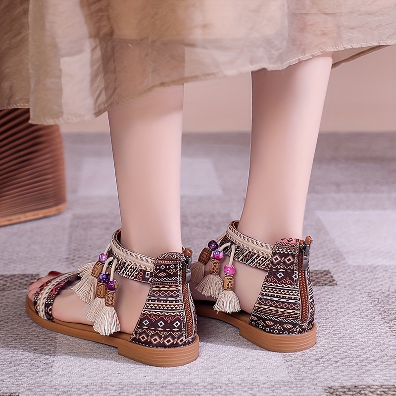 Women's Fashion Sandals Open Toe Flat Shoes Women's Footwear