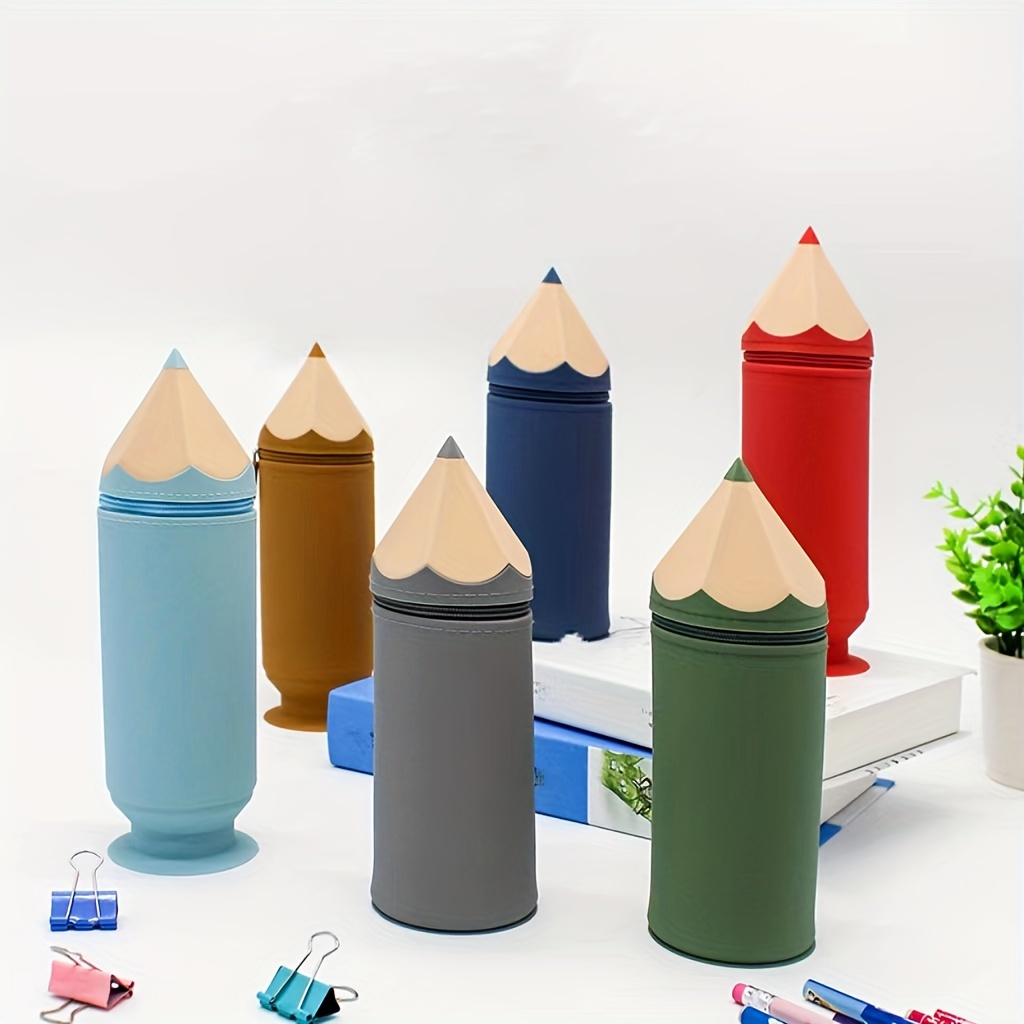 silicone pen pencil case waterproof pencil