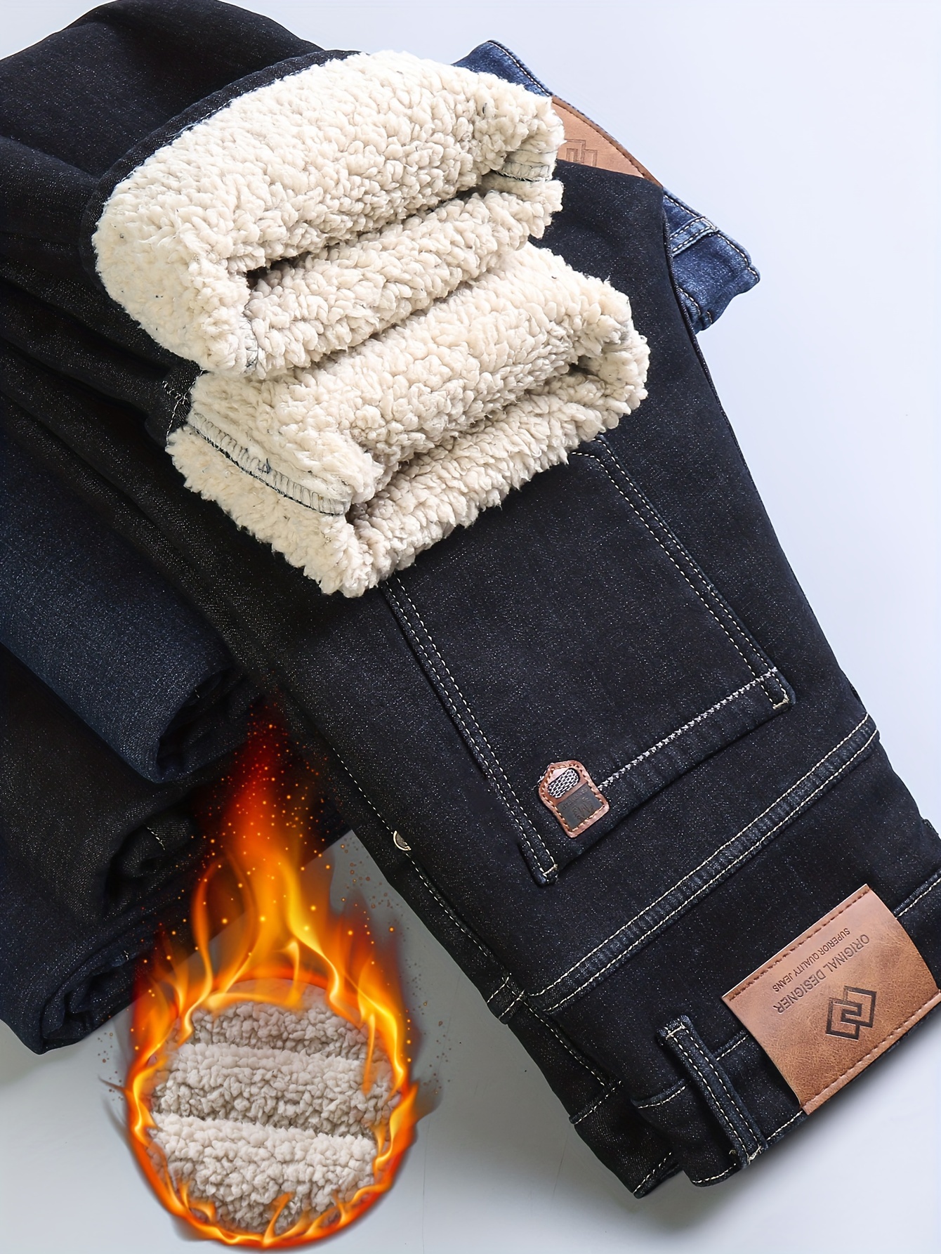Winter Thermal Jeans - Temu Canada