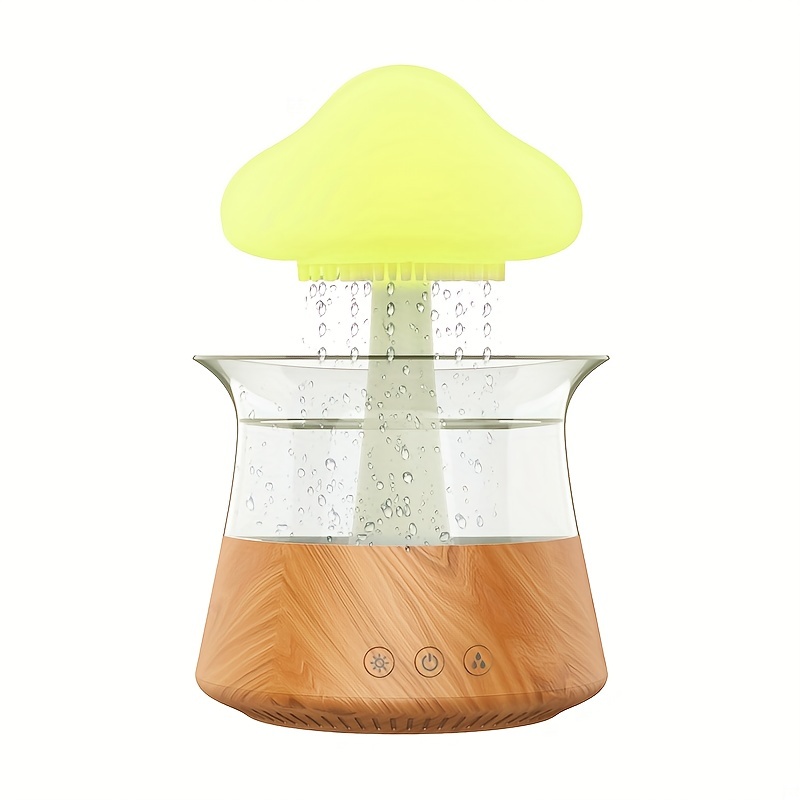 DAZZLEEX Veilleuse Nuage de Pluie Humidificateur de Pluie Lumière Colorée  Humidificateur d'aromathérapie Diffuseur d'huiles Essentielles pour Chevet,  Maison, Bureau : : Bébé et Puériculture