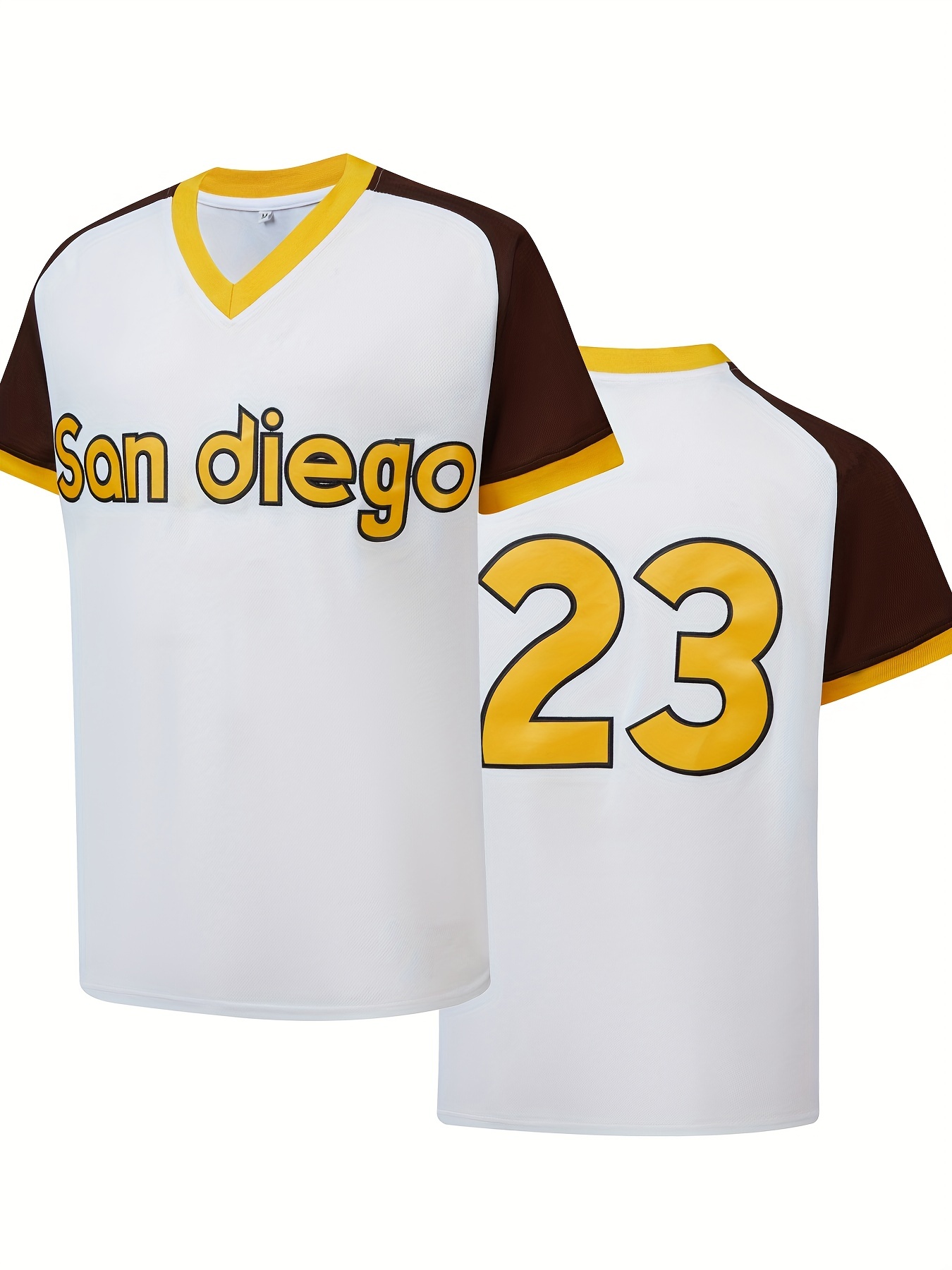 Camiseta De Béisbol Bordada San Diego #23 Para Hombre, Camisa De Manga  Corta Transpirable Ligeramente Elástica De Diseño Clásico Para Competición  De E