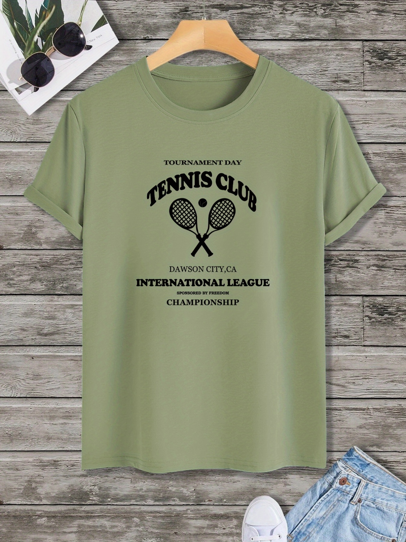 tennis Club Tennis Racket Men's Casual Slightly Stretch - Temu Canada