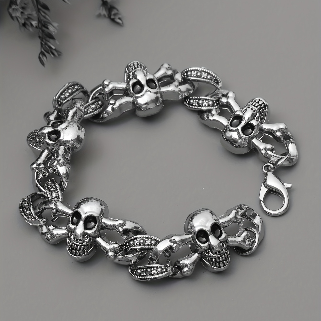 Gothic hot sale charm bracelet