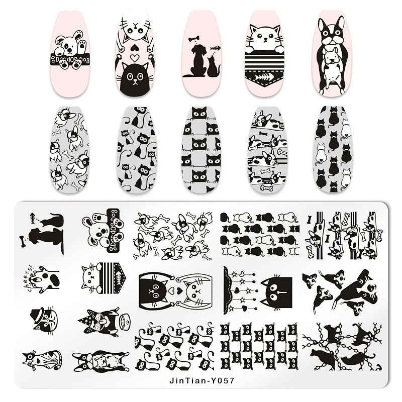 Designer Nail Stamp Plate B