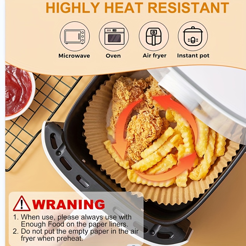 Disposable Air Fryer Liners Airfryer Liners Natural Non Temu