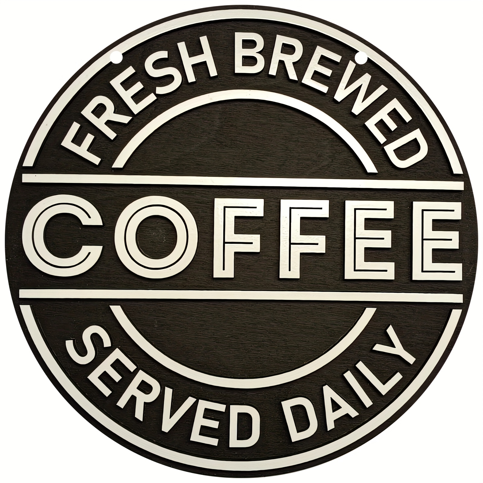 Coffee Bar Signs Freshly Brewed Daily Coffee Bar Accessories - Temu