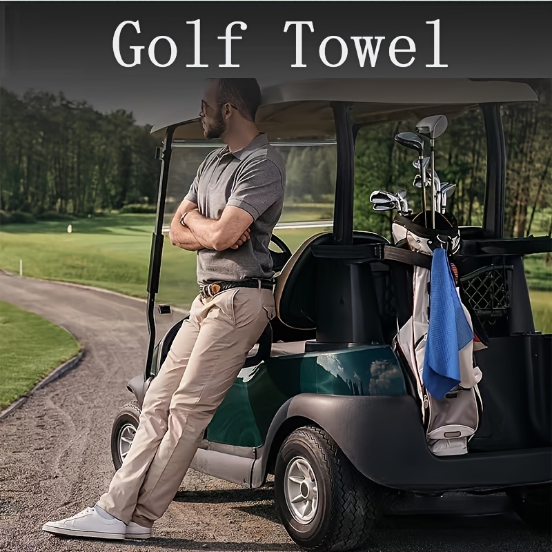 Golf Towels: Super Absorbent & Quick-dry With Carabiner Clip - Perfect For  Men & Women's Golf Bags! - Temu