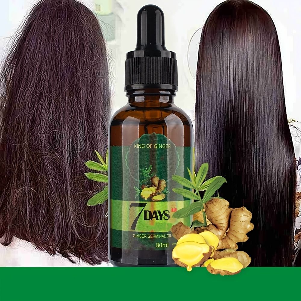 1pc Ginger Hair Oil Hair Growth Oil Hair Serum Hair Growth Serum For Adults  | Shop On Temu And Start Saving | Temu