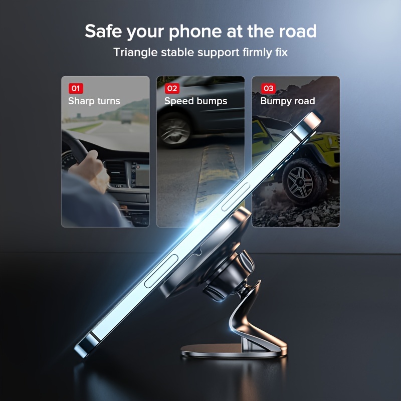 360&deg; Magnetic Car Phone Holder Air Vent Mount GPS For IPhone Xiaomi