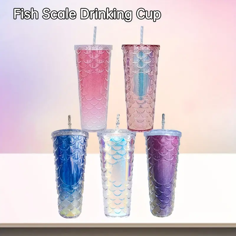 700ml Clear Double Wall Insulated Plastic Smoothie Cup and Tumbler