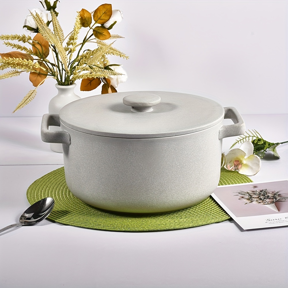 Soup Pots Cooking Pot Ceramic Casserole Kitchenware - Temu