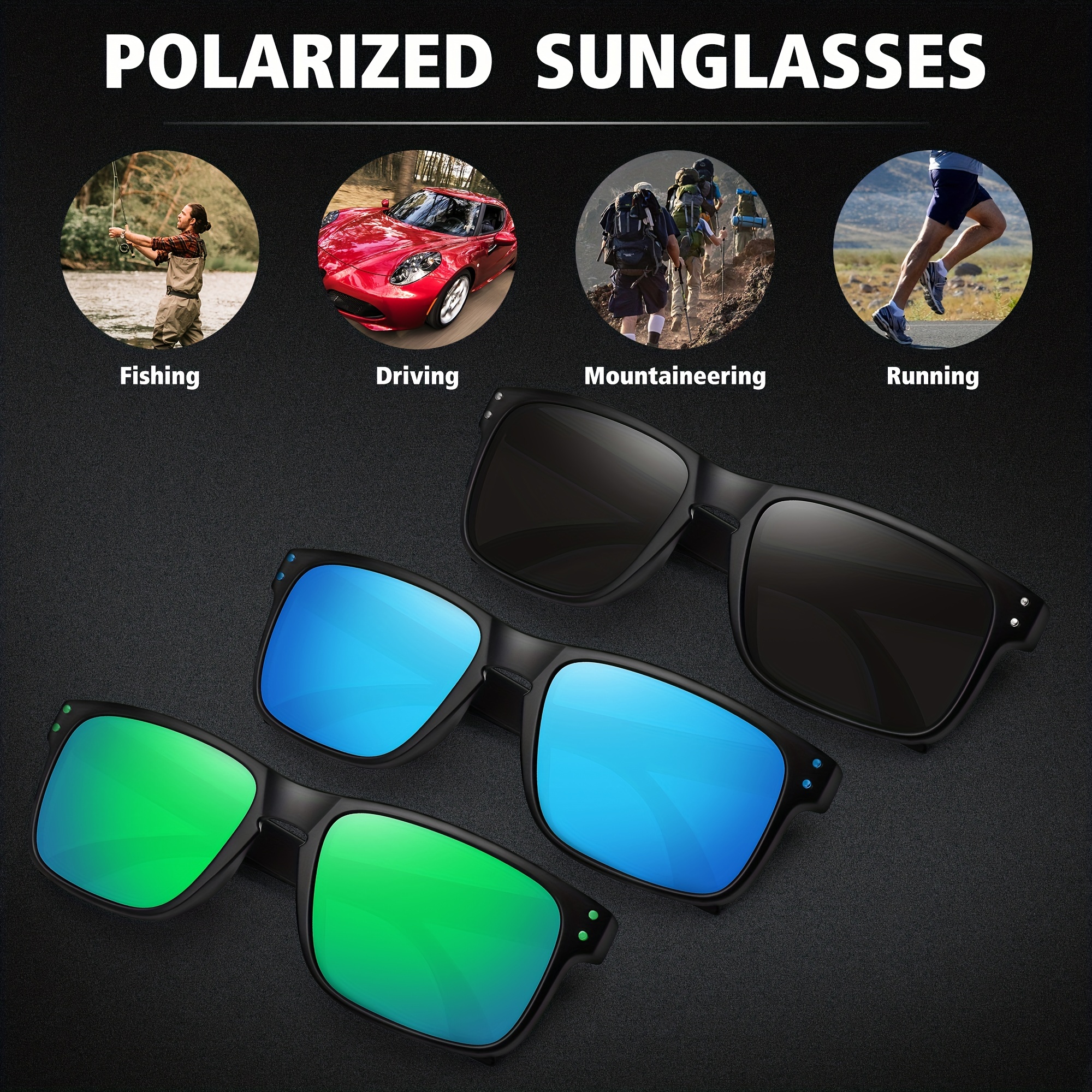  Mens Sunglasses Polarized