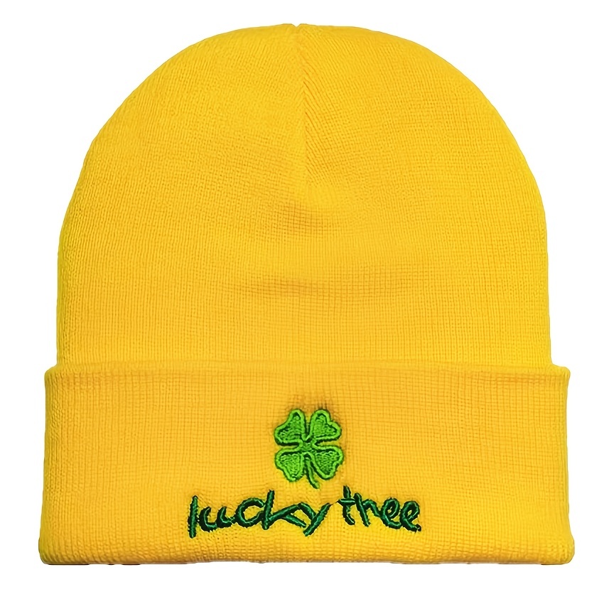 Marijuana/Weed/Leaf Cuff Beanie-Hat Skully - Knit Winter Hat Women