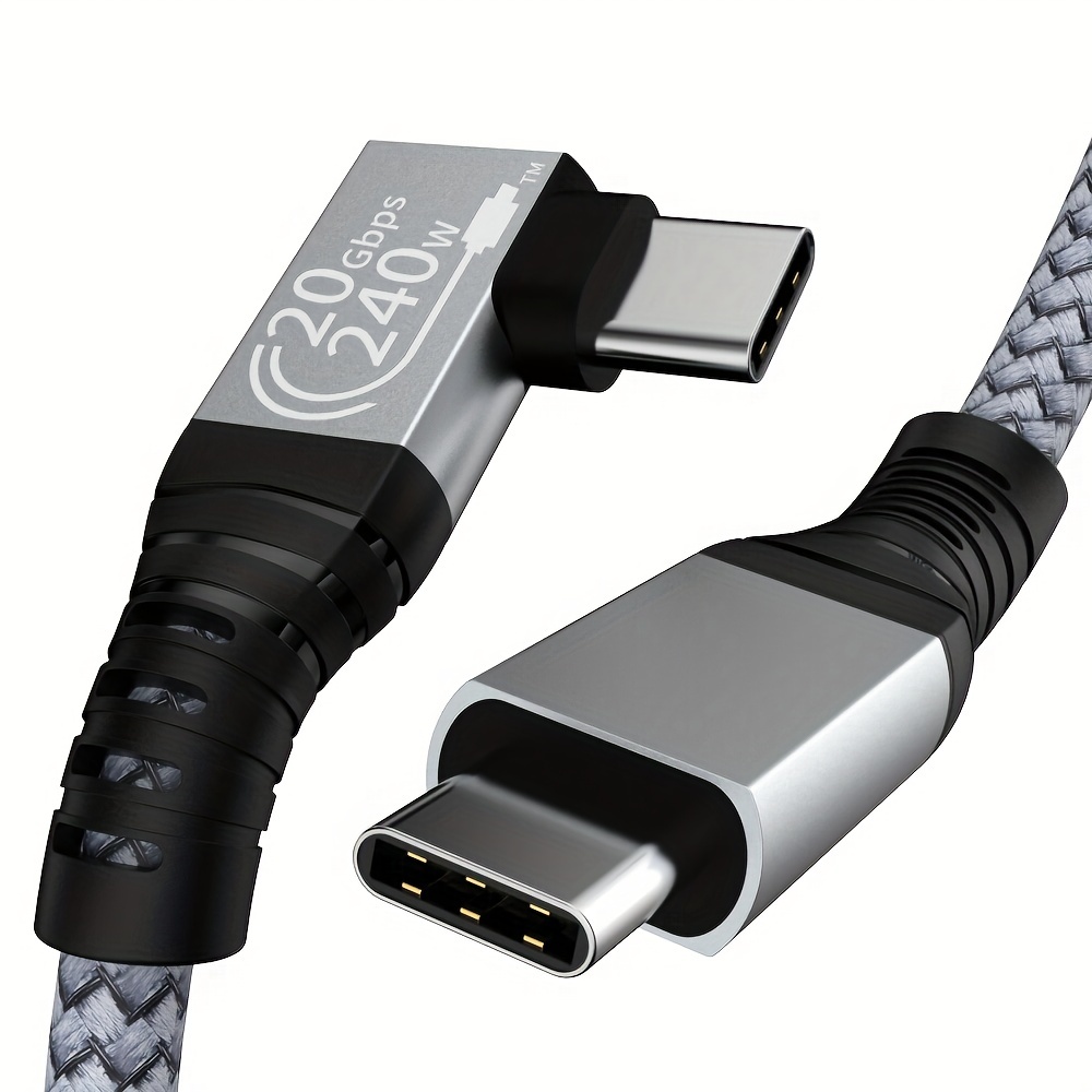 Cable usb A vers usb C 3.2 gen2 vitesse maxi 10Gbps charge jusqu