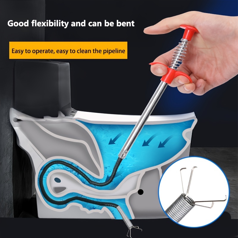 Drain Clog Remover,hair Snake Tool Drain Opener, Sink Snake For Sewer Kitchen  Sink Bathroom Tub Toilet Clogged Drains Relief Cleaning Tool - Temu
