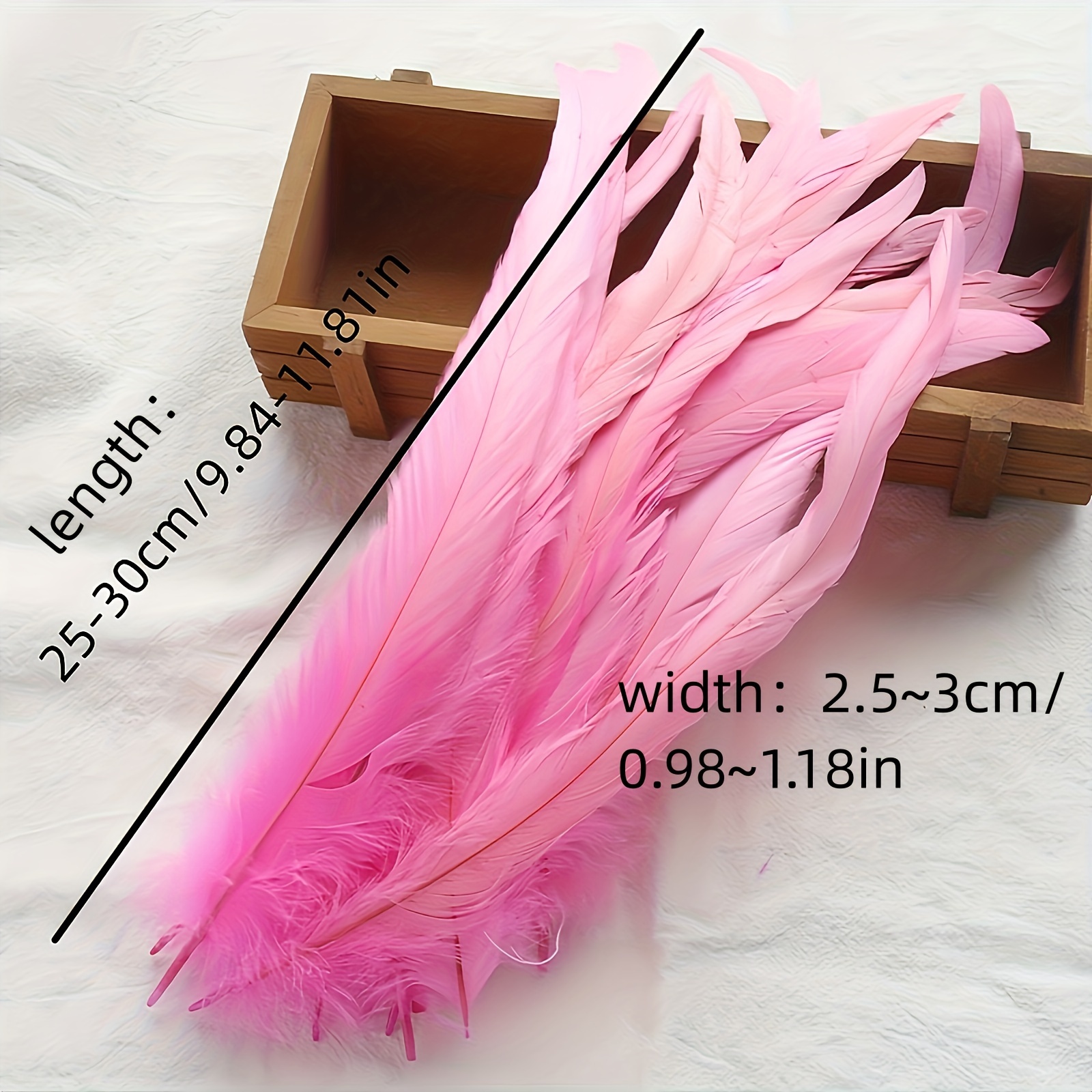 Handmade Faux Long Feather For Masks Crafts Clothing Wedding - Temu