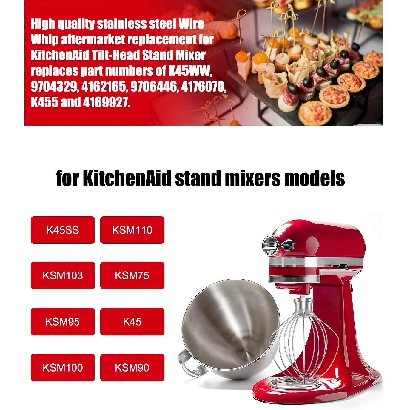 Bowl for Tilt Head Stand Mixer (Fits model K45)