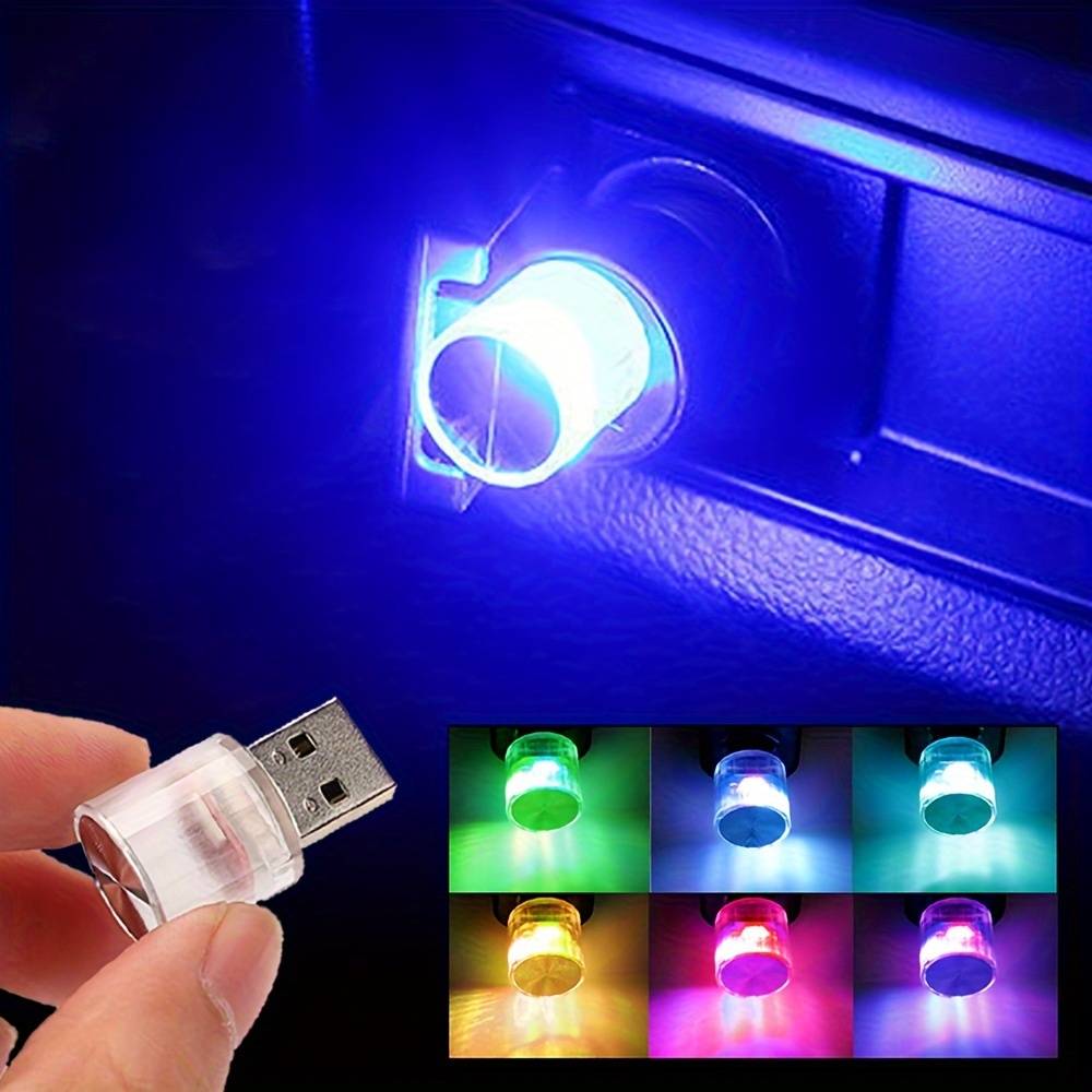 Plug And Play Car Mini Usb Led Ambient Light Decorative - Temu