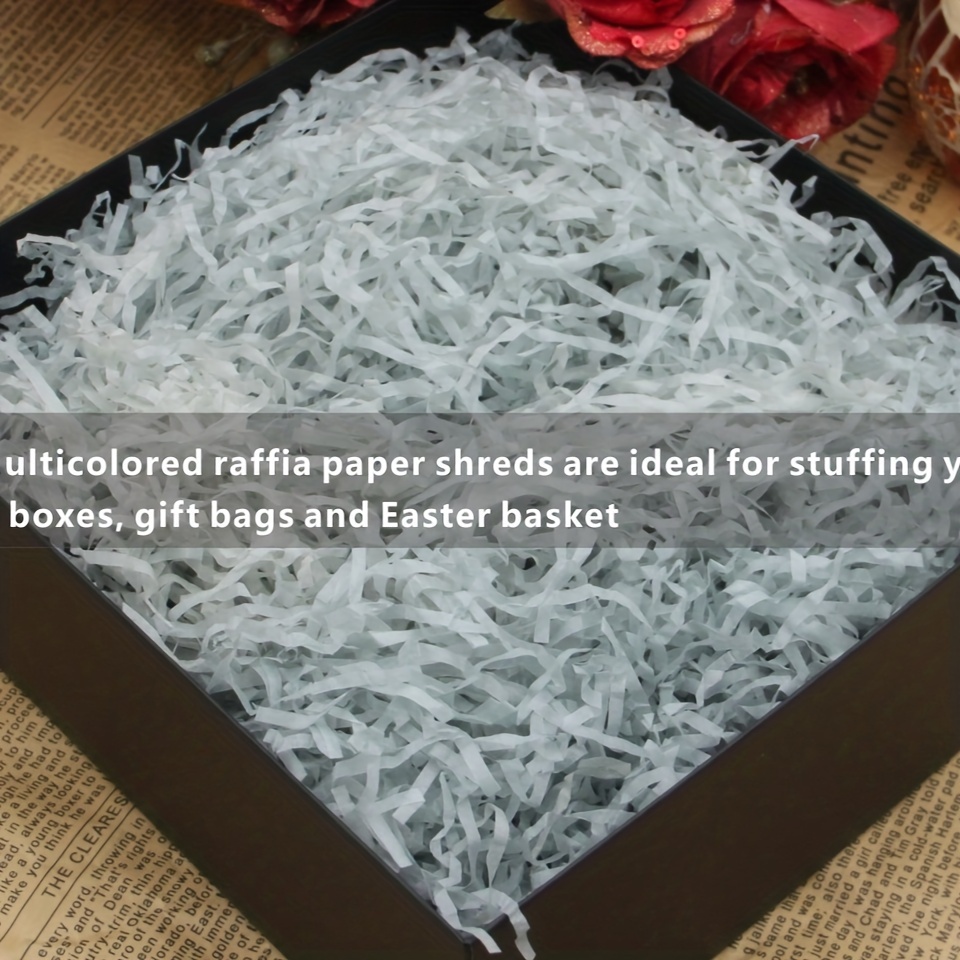 Feildoo 100g Basket Grass,Crinkle Cut Tissue Paper, Recyclable Craft Shred  Confetti Raffia Paper Filler, For Easter Gift Box Wrapping Packing Filling  Party Decoration, B#Peach Pink, PR2796 