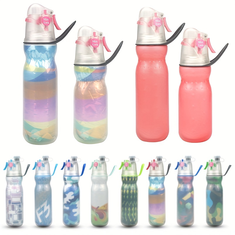 Sports Water Bottle Portable Outdoor Plastic Spray Bottle Leakproof Cool  Cup