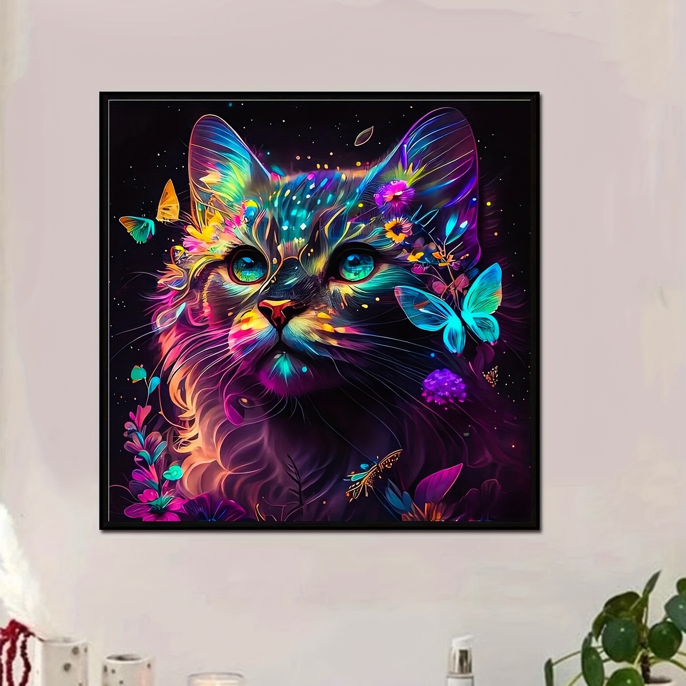 1pc Large Size 30*30cm/ 11.8*11.8in Without Frame DIY 5D Artificial Diamond Painting Set 2D Elvis Diamond Painting Full Diamond Diamond Art Embroidery Cross Stitch Picture Diamond Painting Art Craft For Wall Decoration