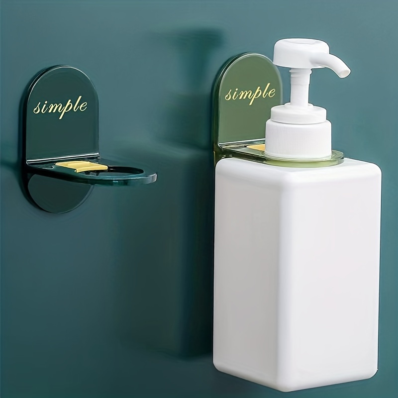 Wall Mounted Shampoo Holder, Hanging Sanitizer Holder, Shelf