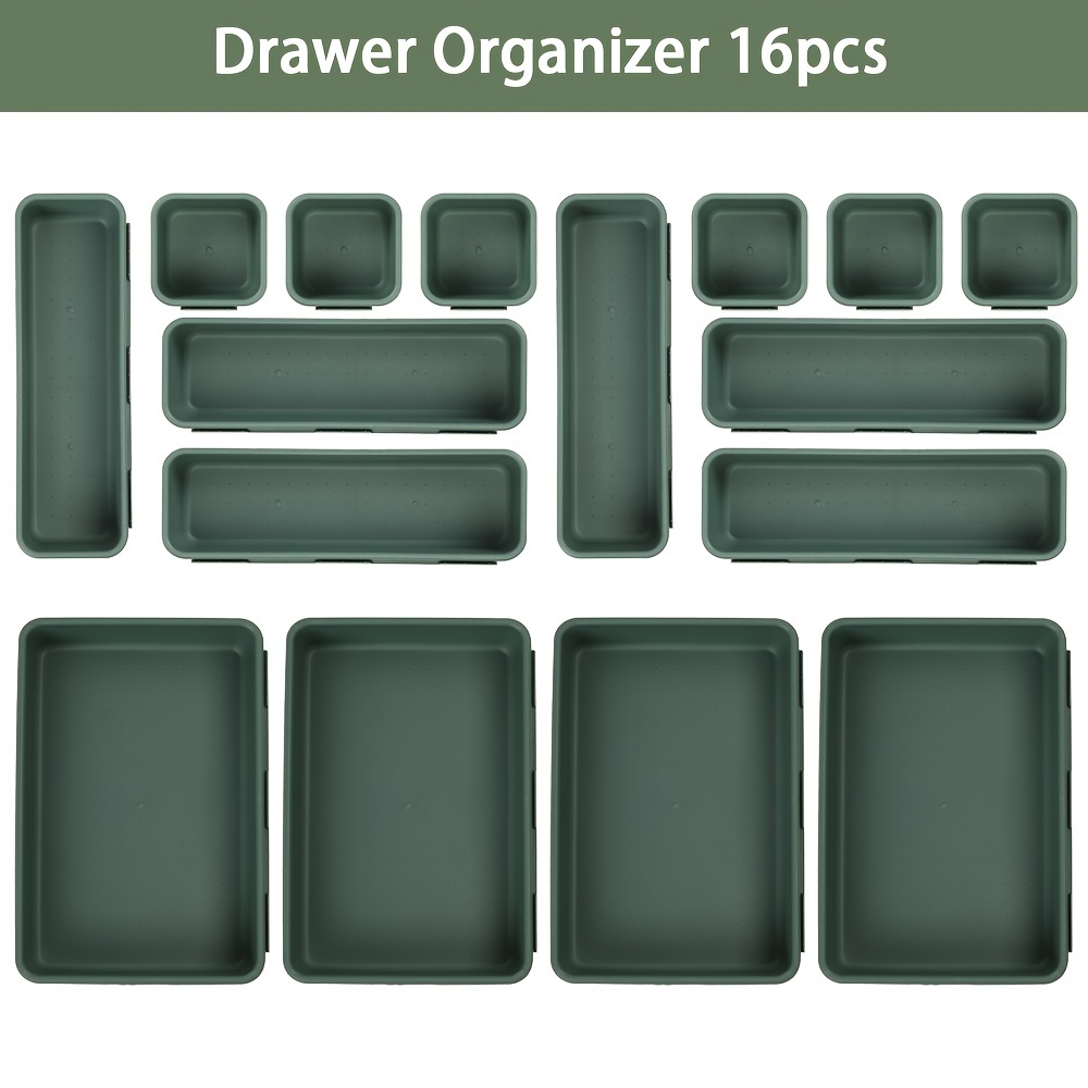 Drawer Organizers Storage Trays Felt Organizing Box Dividers - Temu