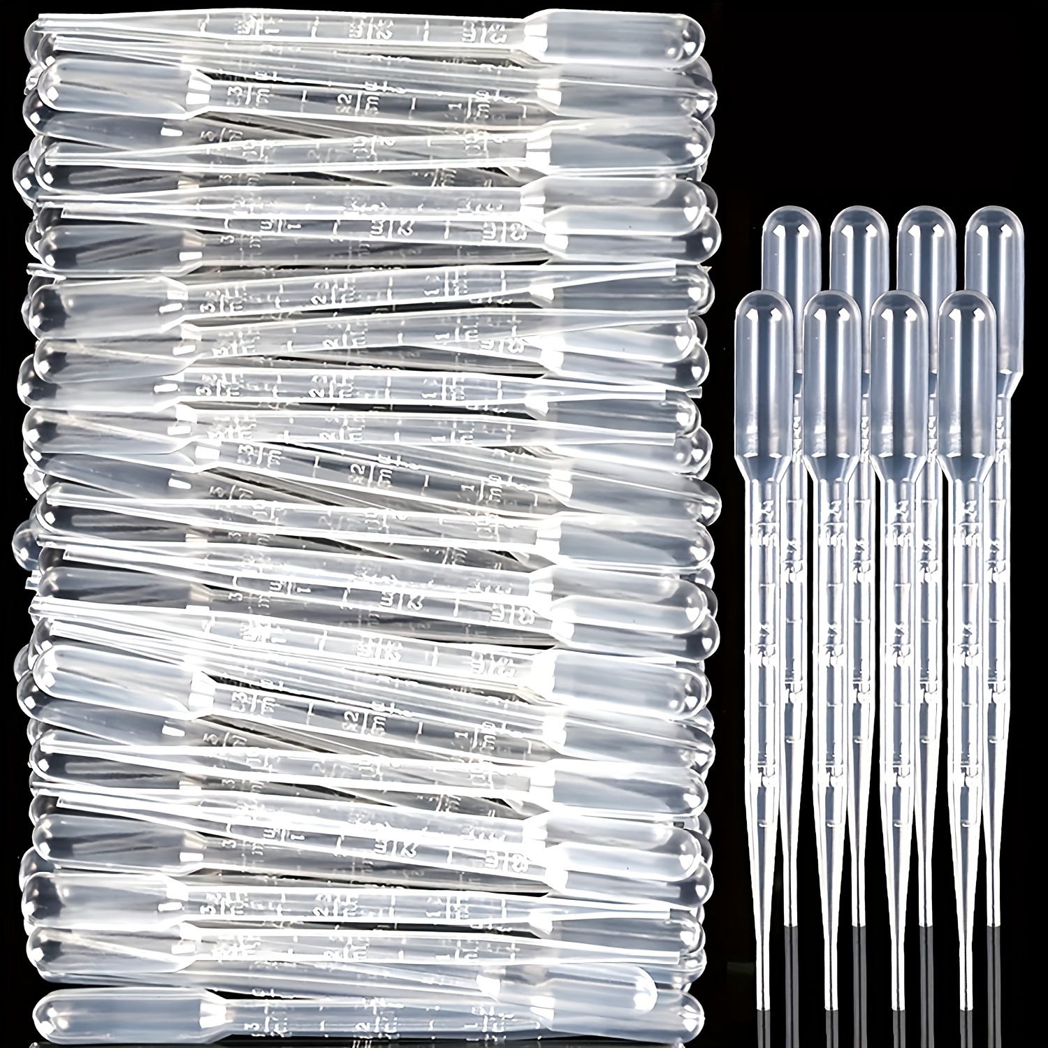 Plastic Pipettes Dropper With Clean Brush Unbreakable - Temu