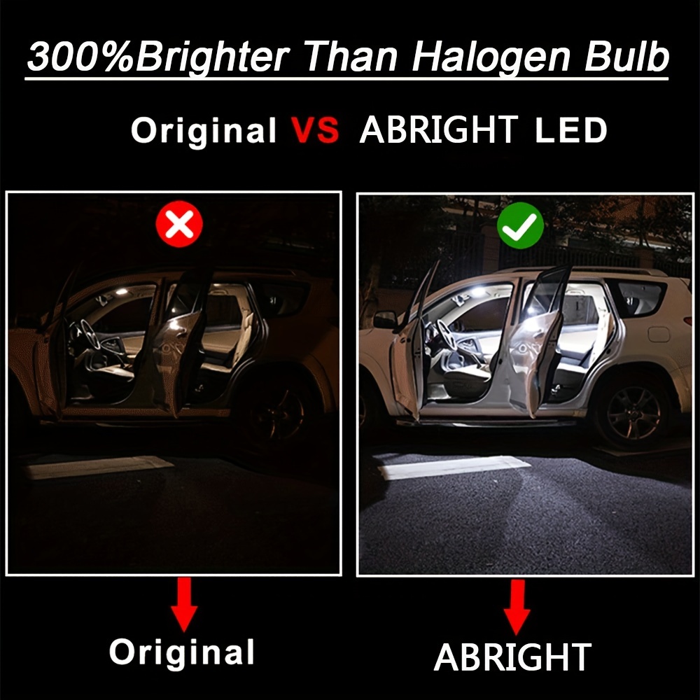ABRIGHT Auto-LED-Innenbeleuchtung, Canbus, für BMW 3er-Serie E30 E36 E46  E90 E91 E92 E93 F30 F31 F34 320i 320d 320e Coupe Touring