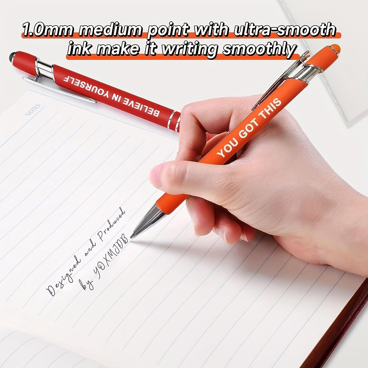 YOXMJDB Pens for Journaling, 8 Pcs Colored Pens, 0.5Mm Japanese