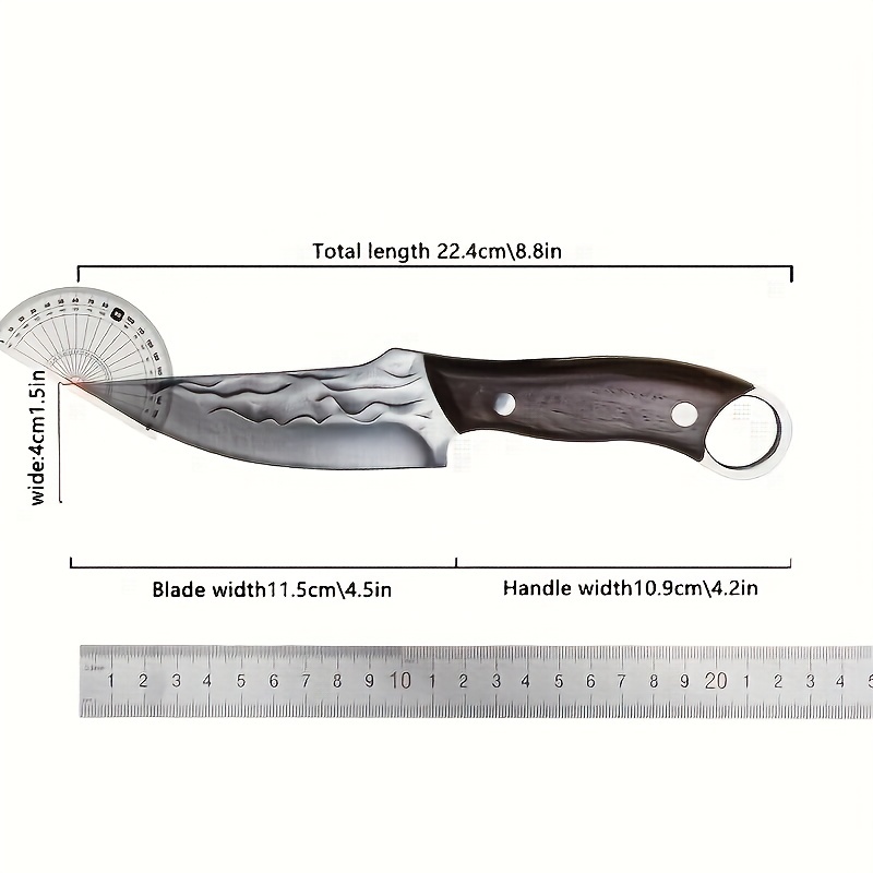 Versatile Stainless Steel Knife With Sheath Ideal - Temu