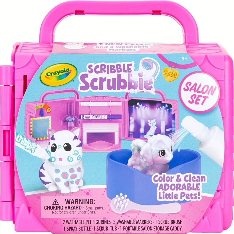 Crayola Scribble Scrubbie Pets Playset, BIG W