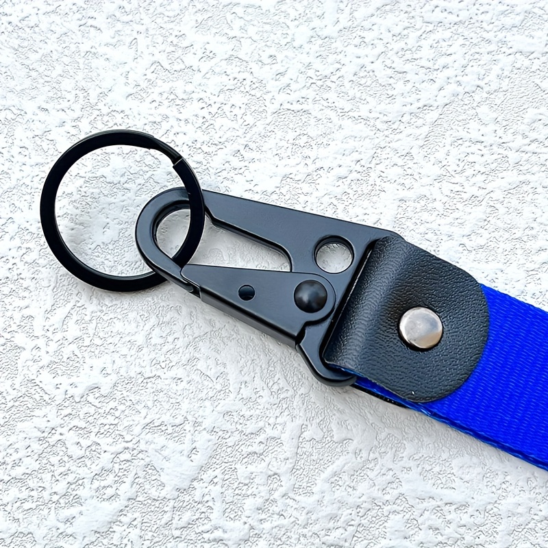 for Suzuki Racing Blue Biker Keychain Lanyard Motorcycle Key Chain Strap Tag