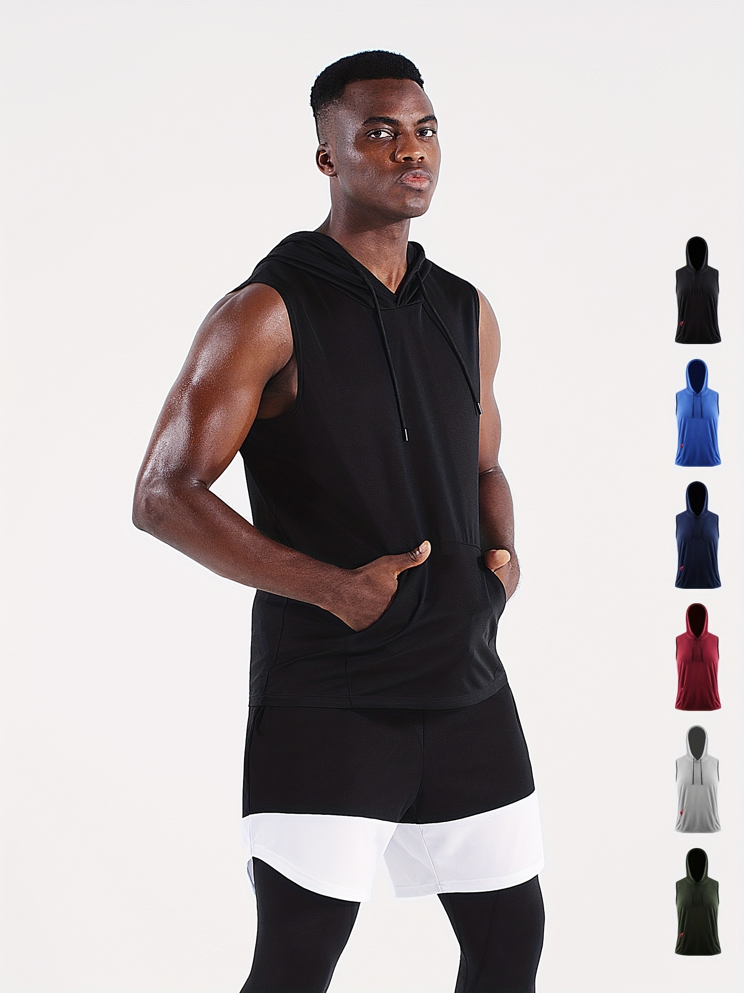 Sports Vest Men's Loose Muscle Sleeveless T-shirt