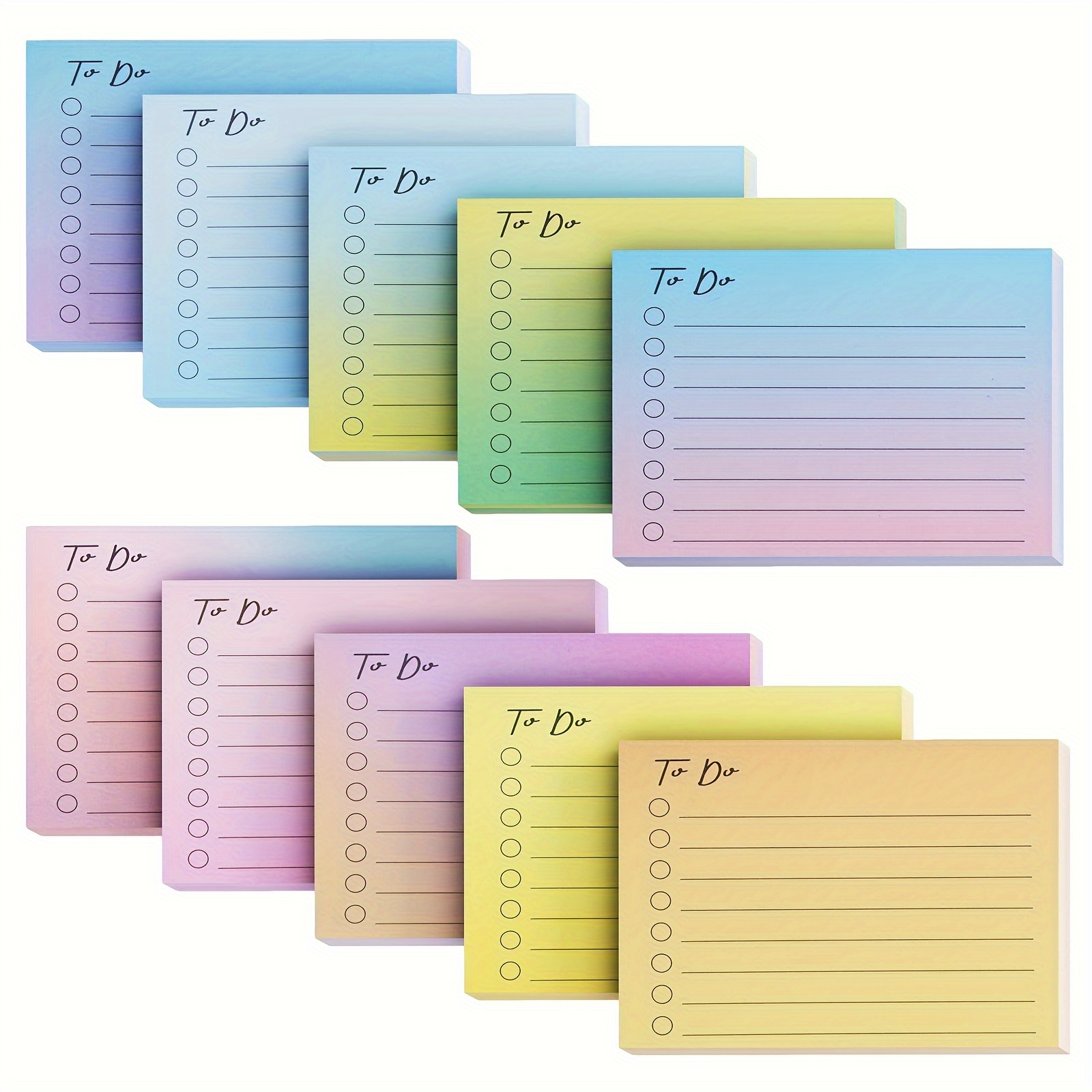 Sticky Notes Blank Message Book For Notebook Textbook - Temu