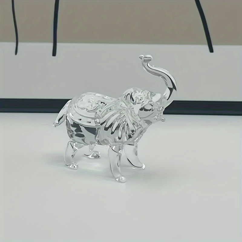 Crystal Elephant Figurines For Bedroom Decor, Animal Ornaments For The Living Room
