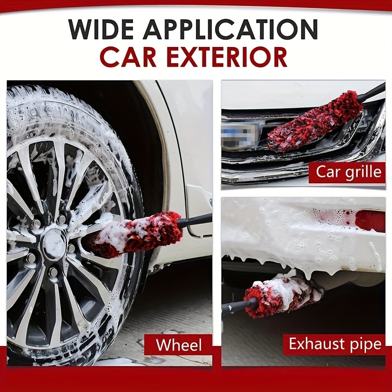 The Ultimate Auto Wheel Detailing Brush: Bendable Wheel - Temu