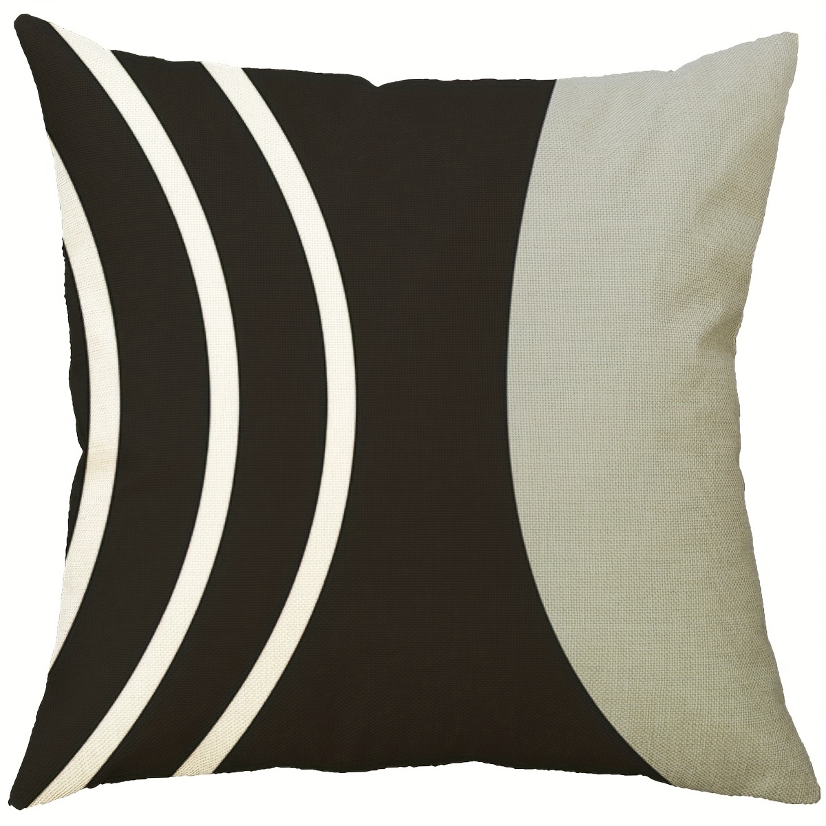 Modern Black Stripe Decorative Throw Pillow Cover Cushion Cover