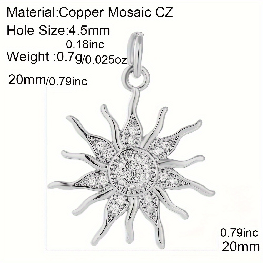 Sun Star Moon Geometric Charms For Jewelry Making Supplies - Temu