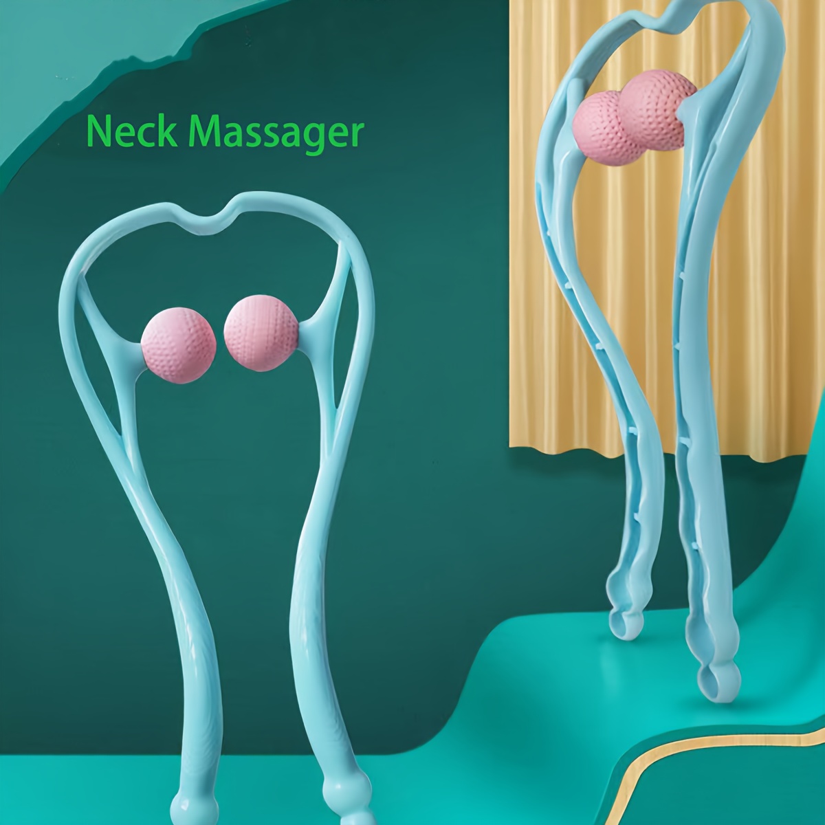 Neck Massager Neck Roller For Deep Tissue Trigger - Temu