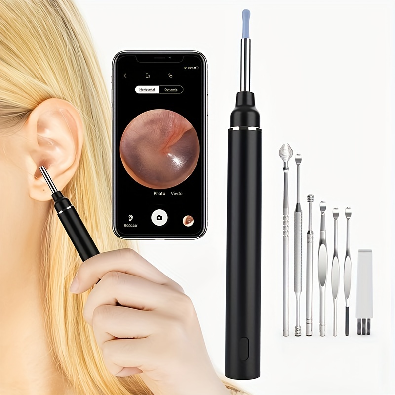 Portable Home Use Mini Otoscope Oreille Loupe Lentille Avec Lumière Led