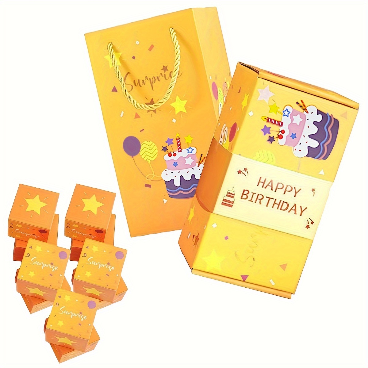 Surprise Gift Box Explosion For Money 12 Bounces Creating - Temu