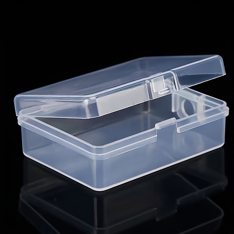 Rectangular Storage Box Hook Plastic Fishing Tackle Box Lid - Temu