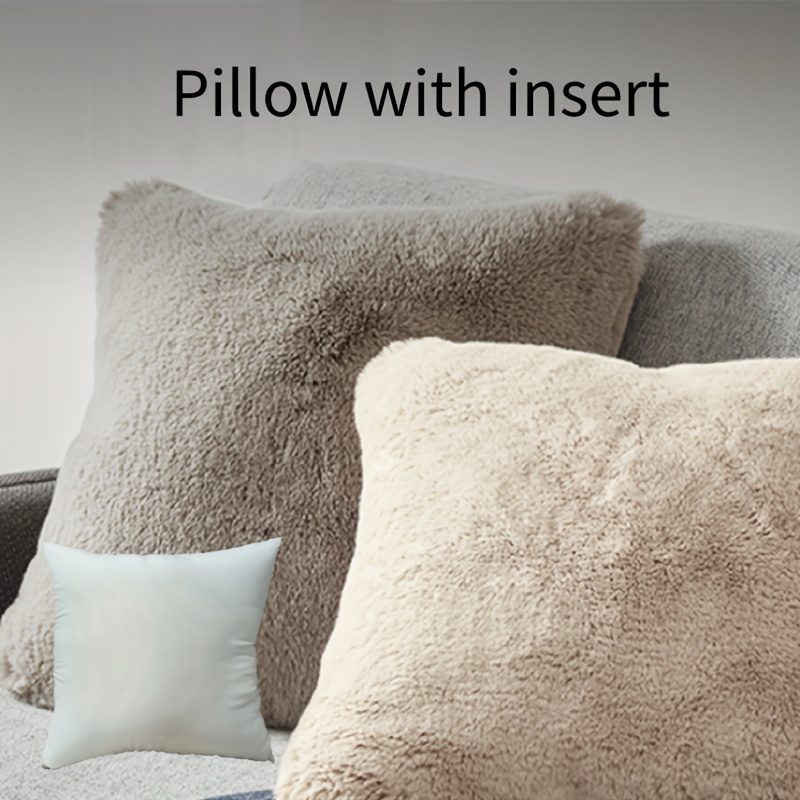 Throw Pillow With Inserts Super Soft Cozy Decorative Single - Temu