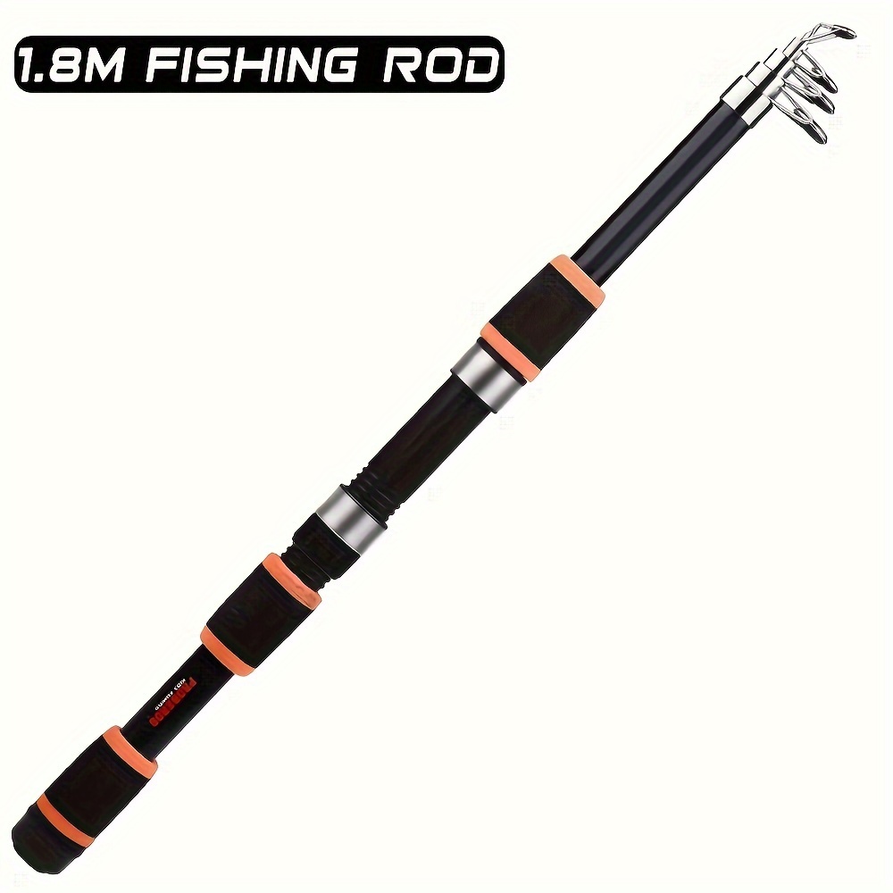 1.5m Compact Telescopic Fishing Rod Lightweight Portable - Temu
